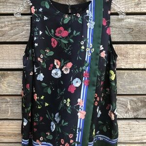 Ann Taylor Floral Sleeveless Top